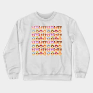 Kawaii Animal Donut Friends Crewneck Sweatshirt